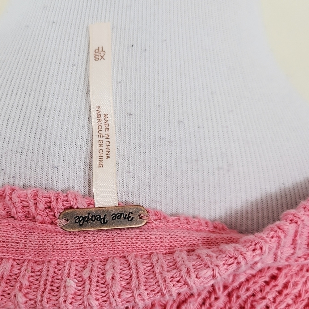 Free People West Coast oversized sweater rose pink - Picture 6 of 8